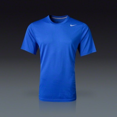 royal blue and black nike shirt