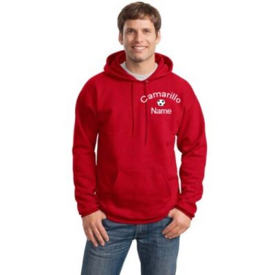 Hooded Red All-Star Sweatshirt-Individual Order