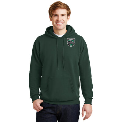 CCU Hooded Sweatshirt w/Badge - Forest
