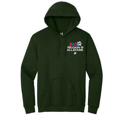 AYSO Region 9 ALLSTAR Sweatshirt w/ Logo on Front - Forest