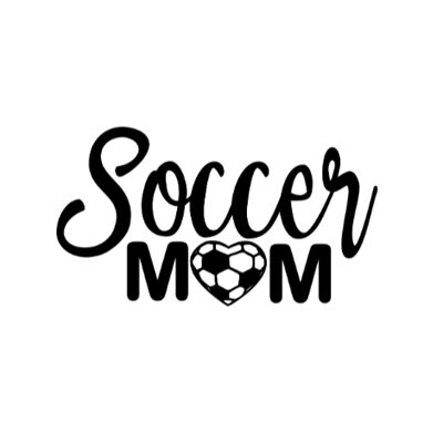 Soccer Mom Heart  Window Sticker