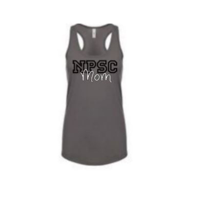 NPSC Club Mom Racerback Tank - Dark Grey