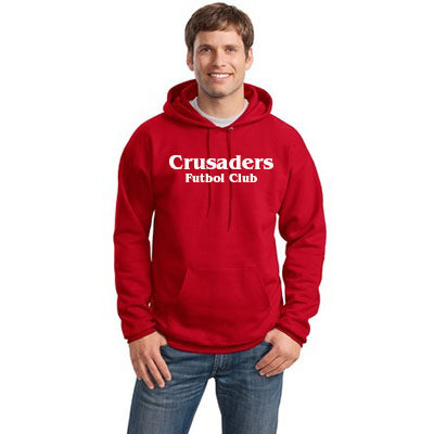 Crusaders Hooded Sweatshirt w/Logo - Red