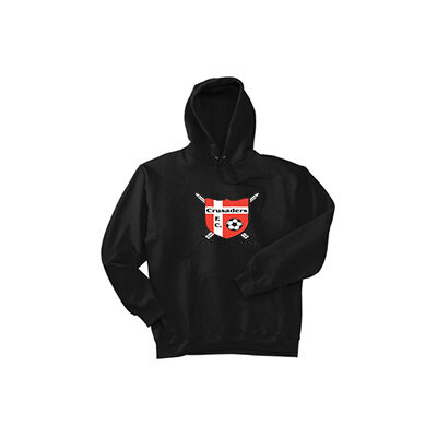 Crusaders Badge Hooded Sweatshirt w/Logo - Black