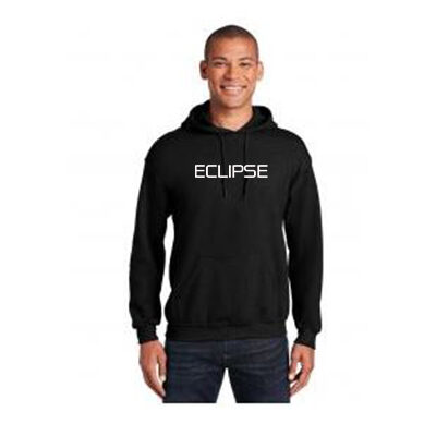 Eclipse Hooded Sweatshirt- Black