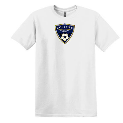 Gildan Men's T-shirt w/ Eclipse badge- White
