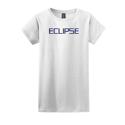 Gildan Women's T-shirt w/ Eclipse - White