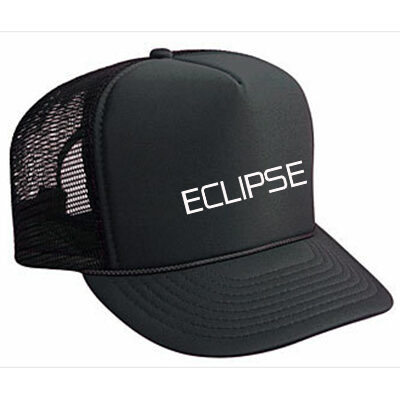 Eclipse Trucker Hat- Black