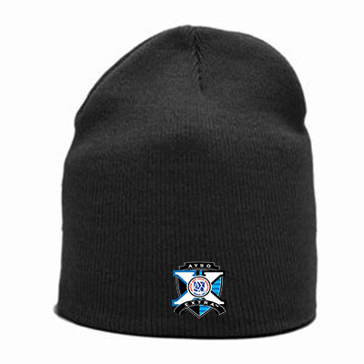 Long Beanie w/ AYSO Extra Logo- Black