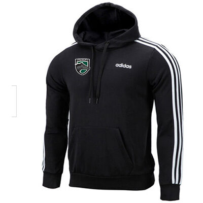 ESSENTIAL 3-STRIPE HOODIE w/ CCU BADGE - BLACK (Limited Stock)
