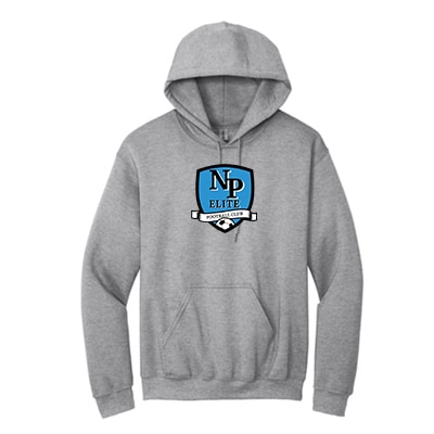 Hooded Sweatshirt w/  NP Elite FC Badge- Sports Grey