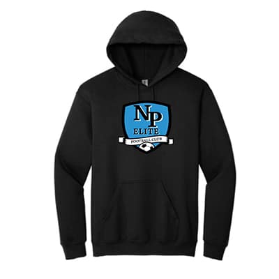 Hooded Sweatshirt w/ NP Elite FC Badge- Black