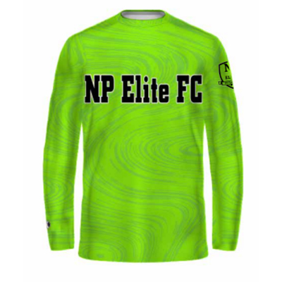 NP Elite FC Custom Long Sleeve GK Jersey - Lime
