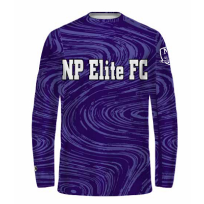 NP Elite FC Custom Long Sleeve GK Jersey - Purple