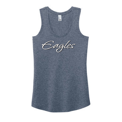 Eagles Word Tri-Racerback Tank Top (Color Options) - Image 2