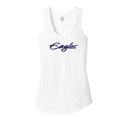 Eagles Word Tri-Racerback Tank Top (Color Options)