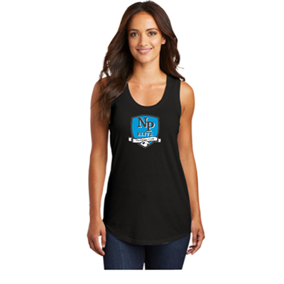 NP Elite FC Badge Tri-Racerback Tank Top- Black