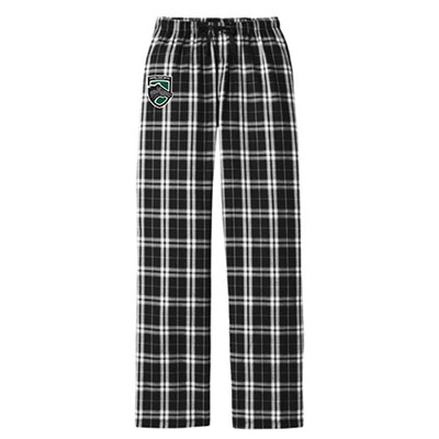 Women Plaid Pants w/ CCU Badge - Black