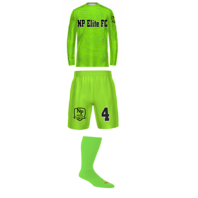 NP Elite FC Custom Goal Keeper Package - Lime