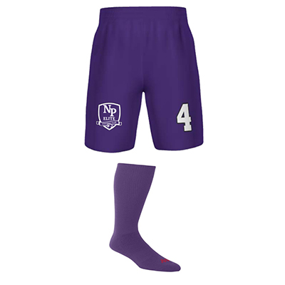 NP Elite FC Custom GK Shorts and Sock - Purple