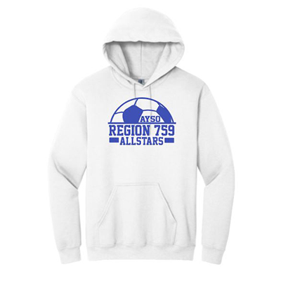 Hooded Sweatshirt w/ Allstar Logo- White