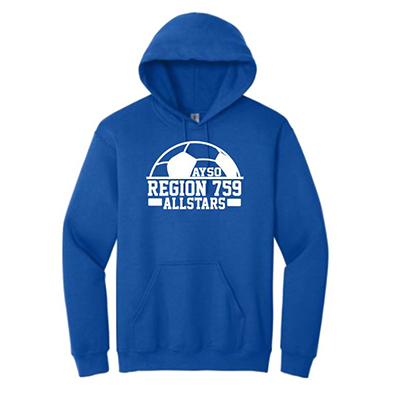 Hooded Sweatshirt w/ Allstar Logo- Royal