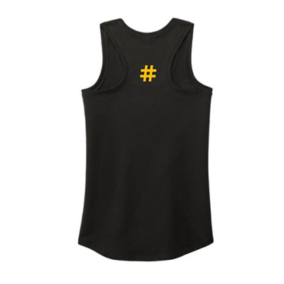 Women's Tri Racerback Tank Top w/ NP Circle Crest logo - Image 5