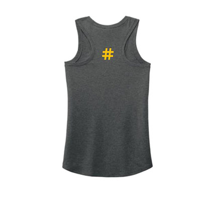 Women's Tri Racerback Tank Top w/ NP Circle Crest logo - Image 4