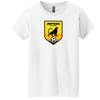 T-Shirt w/ NPHS Large Badge (White)
