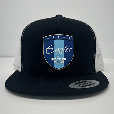 Trucker Hat w/ PVC Eagles Badge - Image 2