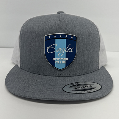 Trucker Hat w/ PVC Eagles Badge - Image 3