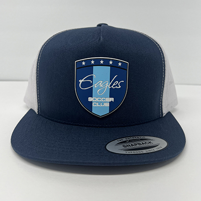 Trucker Hat w/ PVC Eagles Badge - Image 4