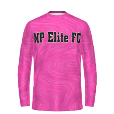 NP Elite FC Custom  Long Sleeve GK Jersey - Hot Pink
