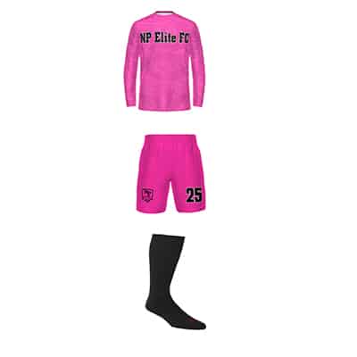 NP Elite FC Custom Goal Keeper Package - Hot Pink
