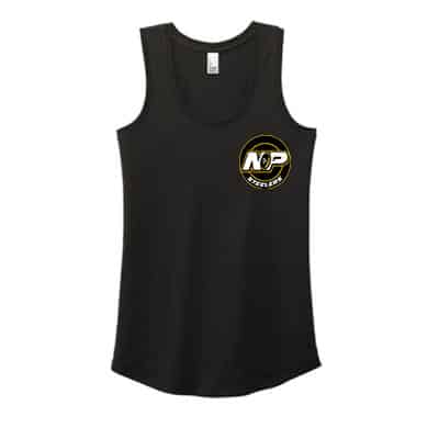 Women's Tri Racerback Tank Top w/ NP Circle Crest logo - Image 2