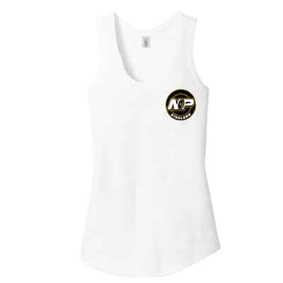Women's Tri Racerback Tank Top w/ NP Circle Crest logo - Image 3