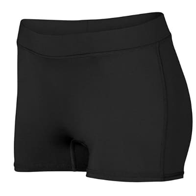 Girls and Women's Compression Shorts- Black