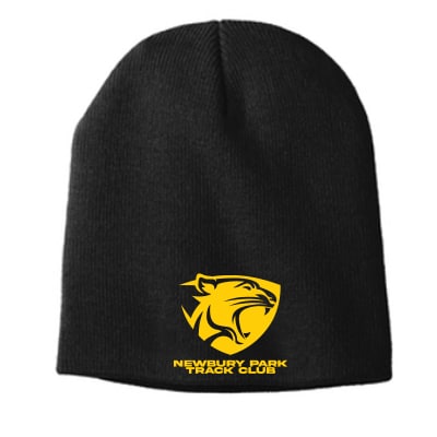 NEW! Newbury Park Track Skull Beanie - Black