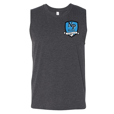 NP Elite FC Badge Men Muscle Tank Top- Color Options - Image 2