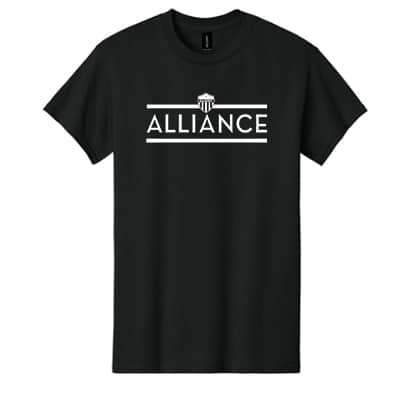 T-Shirt W/ Alliance Word- Youth & Men's (color Options) - Image 2