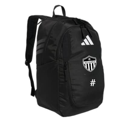 Adidas Stadium Backpack W/ Alliance logo- Black