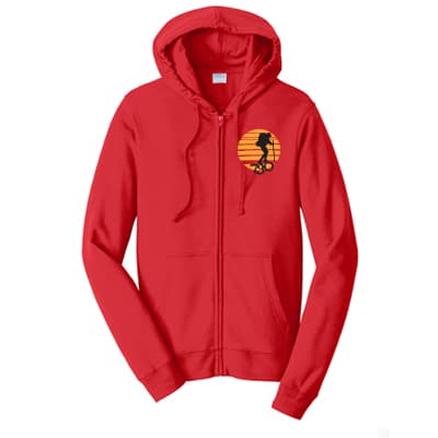 Hooded Full Zipper Sweatshirt w/ Troop 730 logo