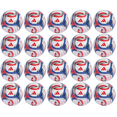 Adidas MLS Training Soccer ball- WHT/ROY/RED/SIL
