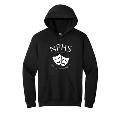Hooded Sweatshirt w/ NPHS Theatre Department Logo - (Color Options)