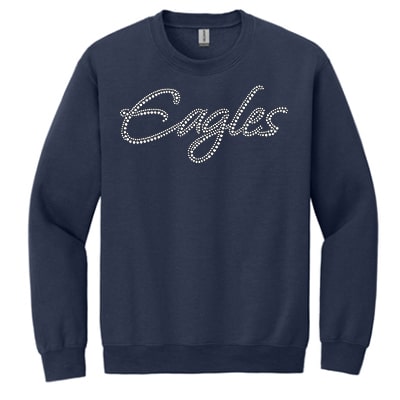 NEW! Eagles Rhinestone Crew Neck Sweatshirt (Color Options)