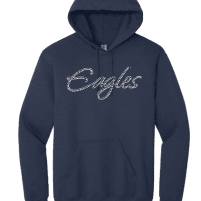 NEW! Eagles Rhinestone Hooded Sweatshirt (Color Options)