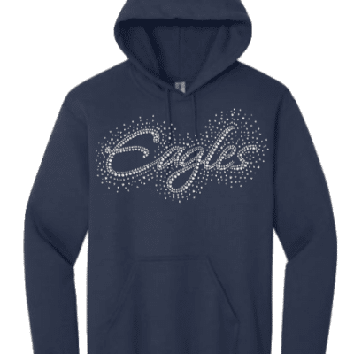 NEW! Eagles Rhinestone Pizzazz Hooded Sweatshirt (Color Options)